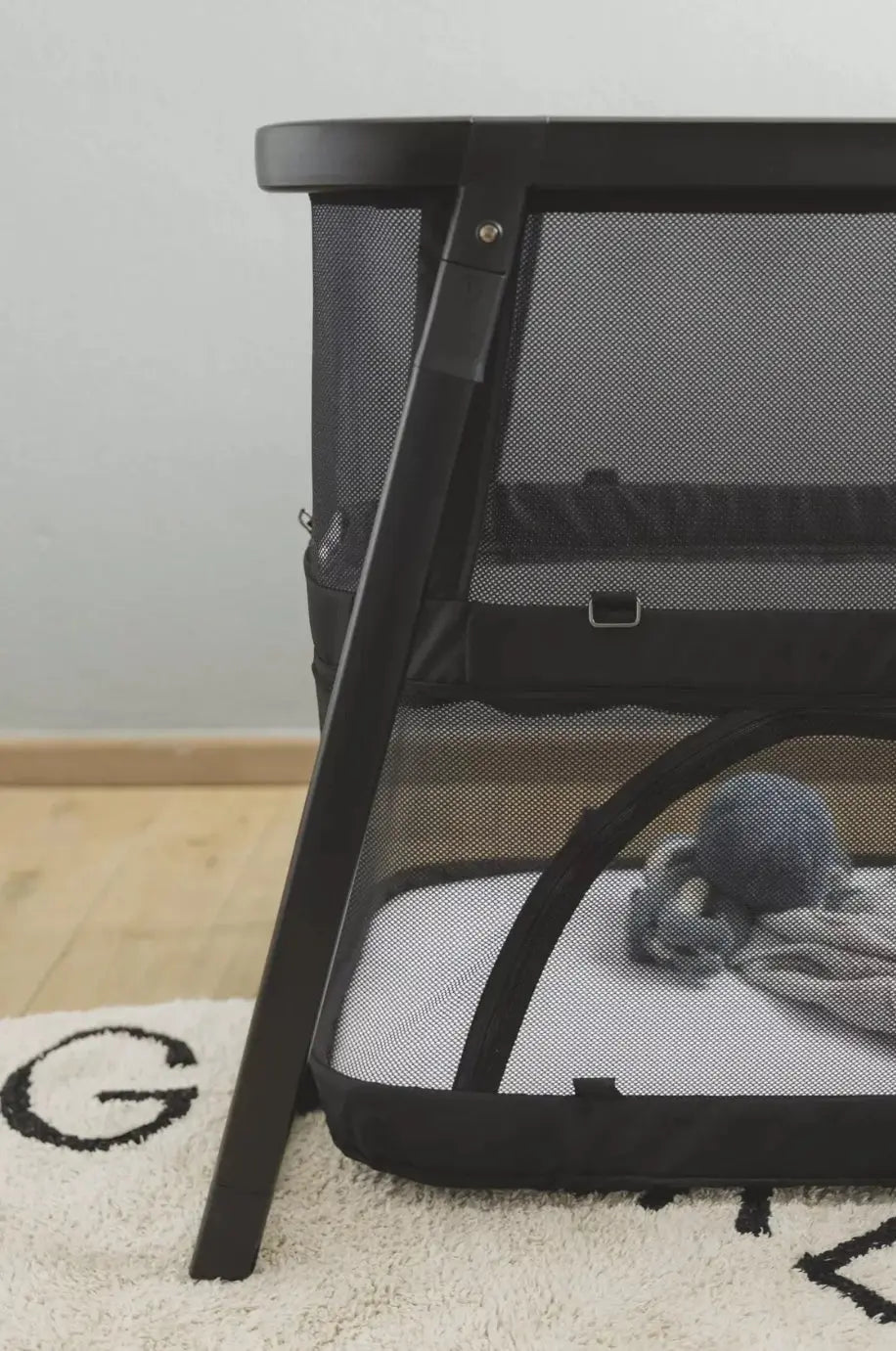 Lit bébé 4 en 1 - Noir Onna