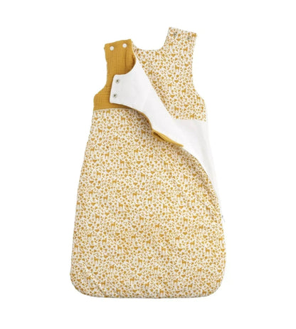 Gigoteuse ouatinée (Taille 0-6mois) - JAUNE TOPAZE PROMENONS NOUS BB Cigogne