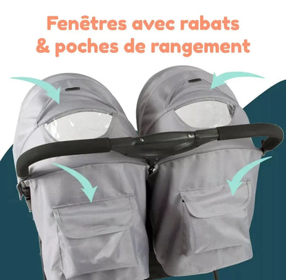 Poussette Double Looping