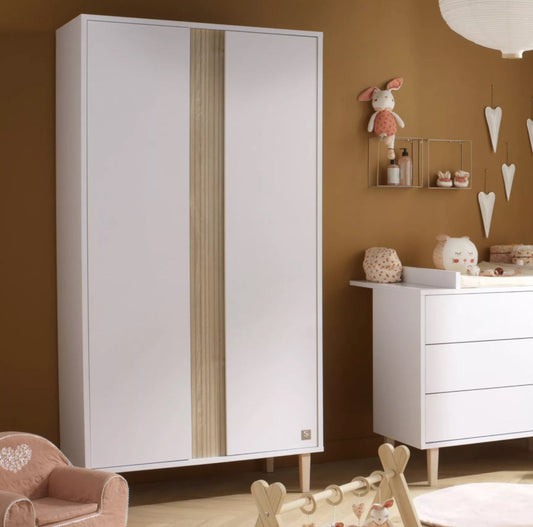 ARMOIRE 2 PORTES PALOMA BB Cigogne