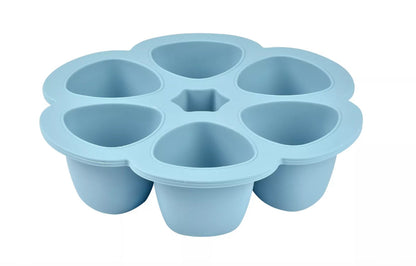 BEABA, Multiportions silicone 6 x 90 ml windy blue BB Cigogne