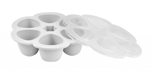 BEABA, Multiportions silicone 6 x 90 ml light mist BB Cigogne