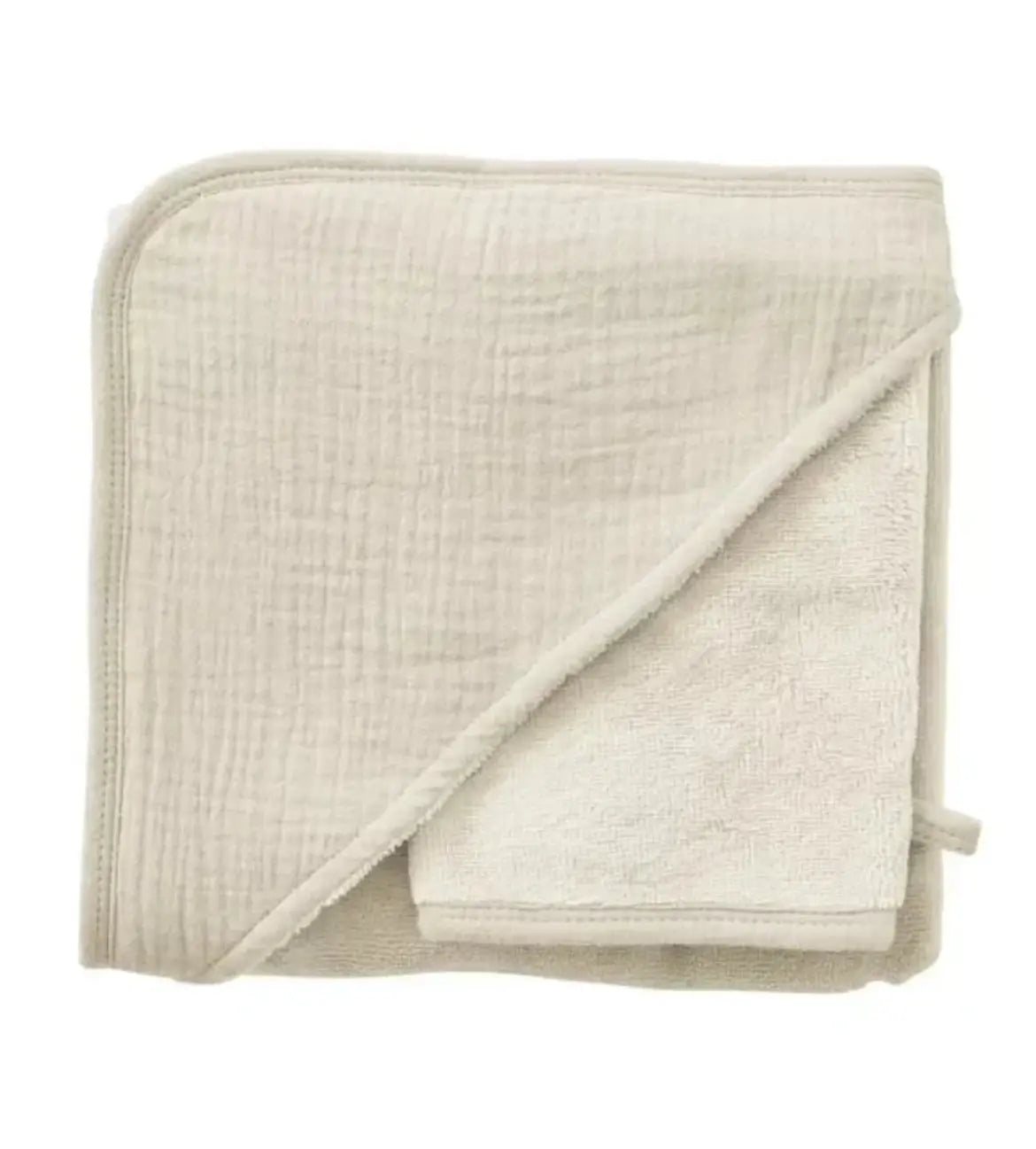 Cape de bain en bambou (avec gant) - LAIT BB&co