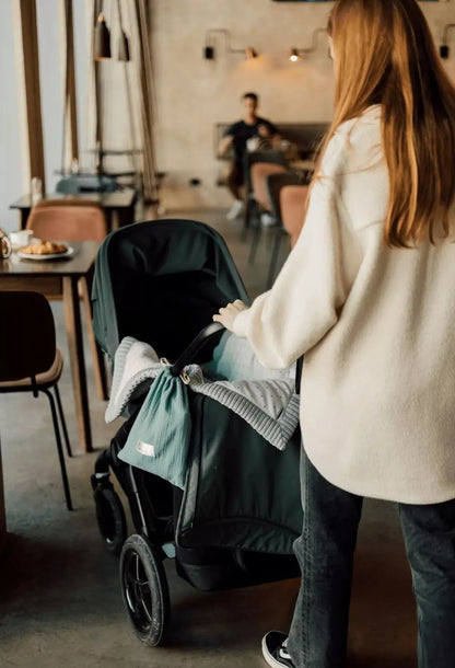 Couverture d'allaitement TISU, VERT SAUGE Tisu baby