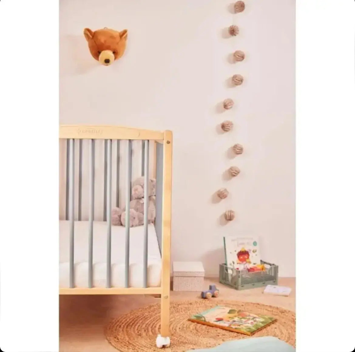 Lit Arthur 70 x 140 - Vernis naturel - Combelle COMBELLE