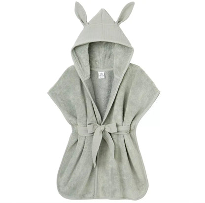 Peignoir en bambou - VERT DE GRIS BB&co