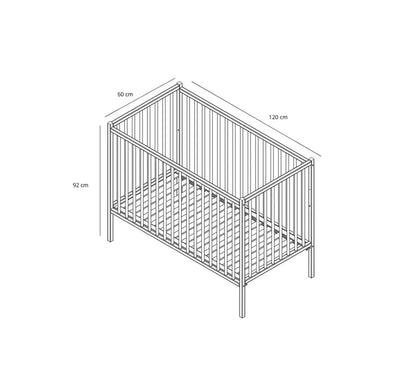 Lit Rémi 60 x 120 - Brut - Combelle COMBELLE