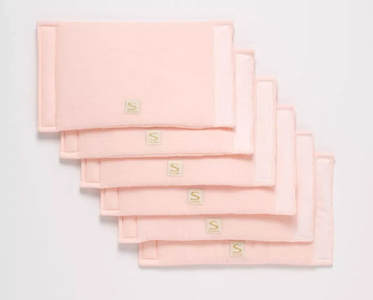 Protections de barreaux de lit en coton - UNI PETALE BB Cigogne