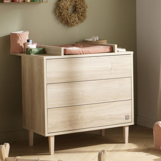 COMMODE 3 TIROIRS PALOMA Bois Sauthon