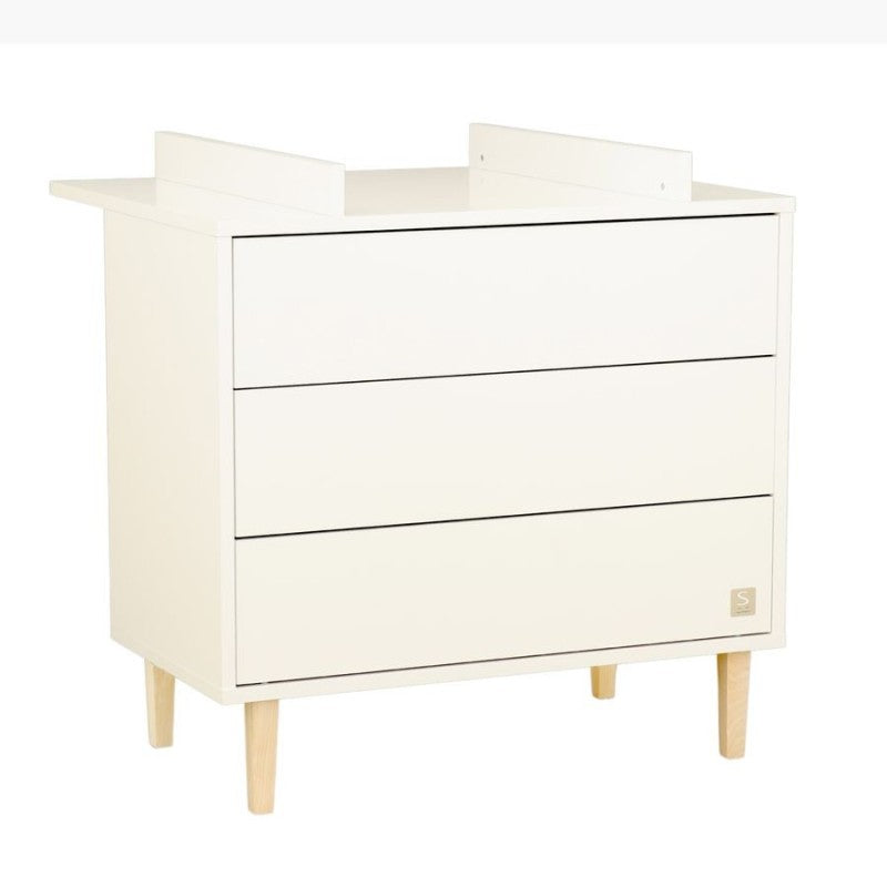 COMMODE 3 TIROIRS PALOMA Bois blanc Sauthon