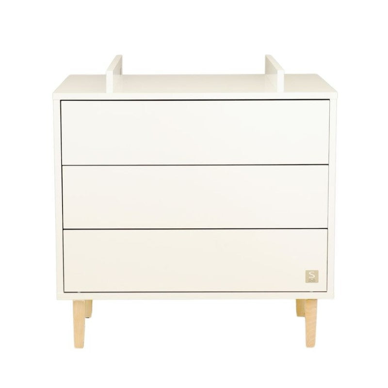 COMMODE 3 TIROIRS PALOMA Bois blanc Sauthon