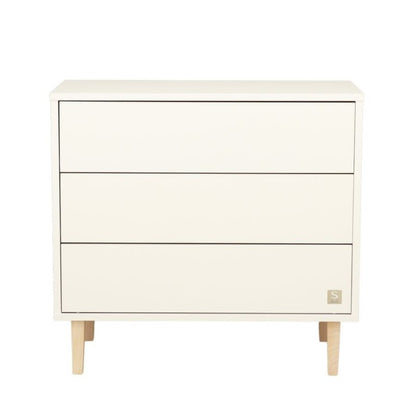 COMMODE 3 TIROIRS PALOMA Bois blanc Sauthon